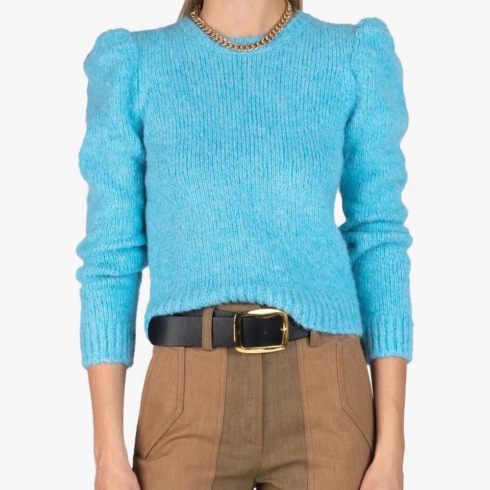 10 Crosby Derek Lam Light Blue Crew Neck Sweater